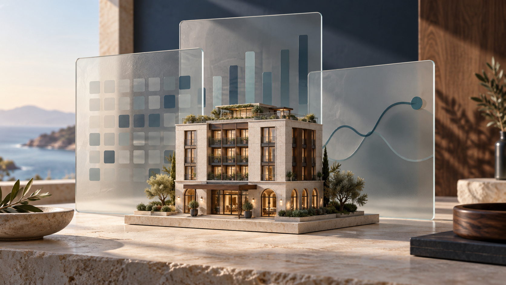 Datos de búsqueda de OTA y datos del sitio web del hotel en el recorrido del huésped